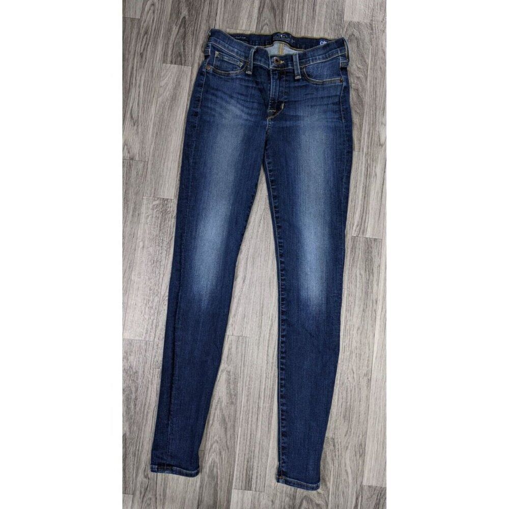 Lucky Brand Womens Size 27 Orta Premium Brooke‎ Skinny Denim Blue Jeans Leggings